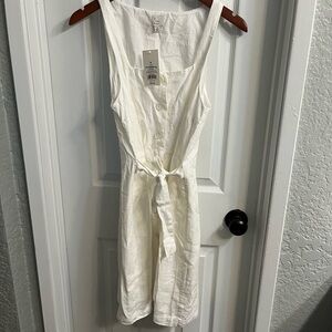 A New Day white Button-Down Top